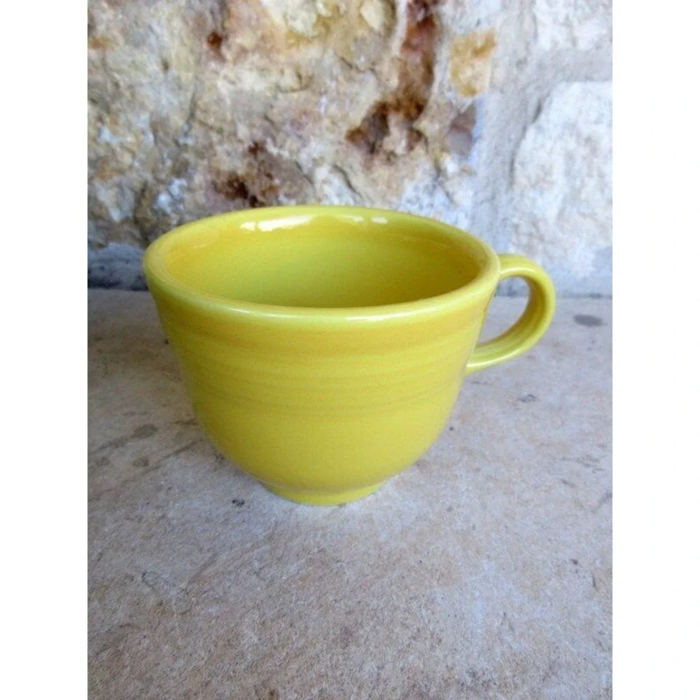 Fiestaware Sunflower Yellow Coffee Cup Homer Laughlin‎